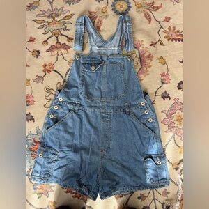 LONDONJEAN Blue Denim Women's Overalls